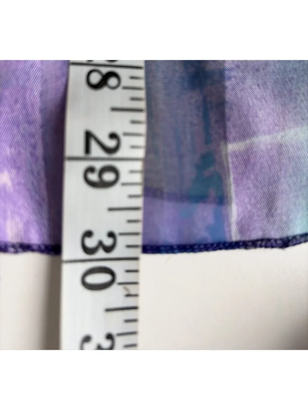 VTG Abstract Print Silky Scarf 60X13